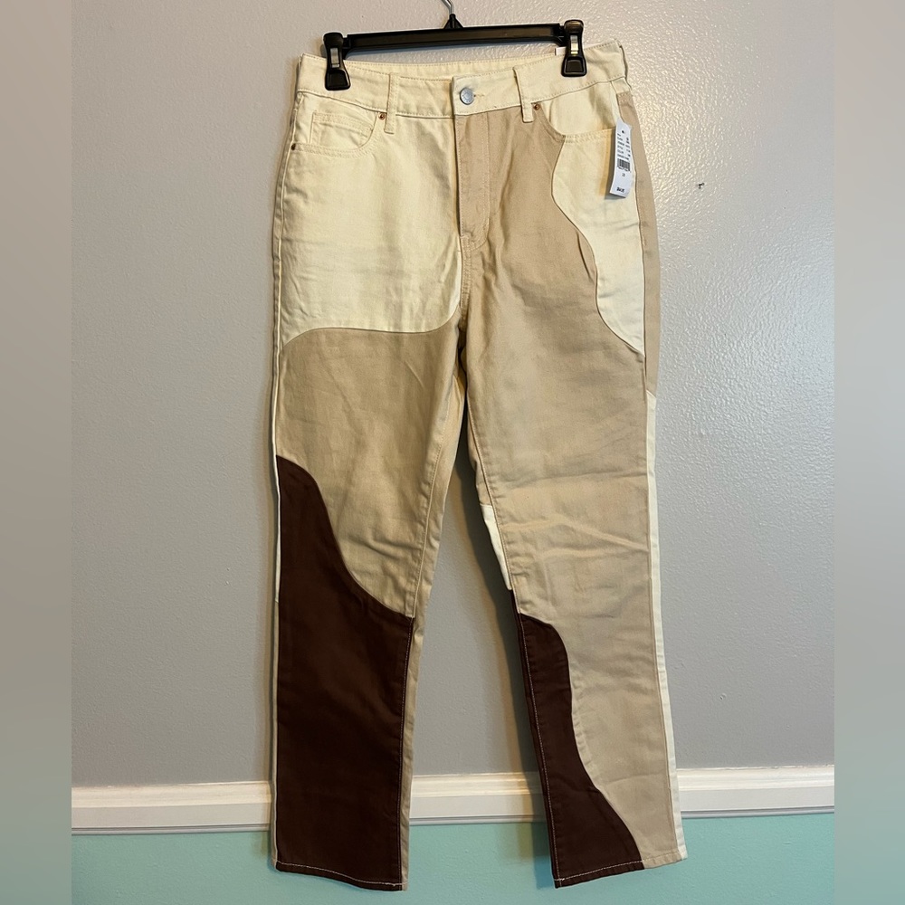 PACSUN colorblock mom jeans!